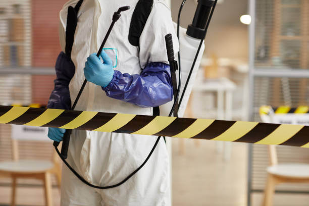 Professional Biohazard technician working in Port Washington, WI